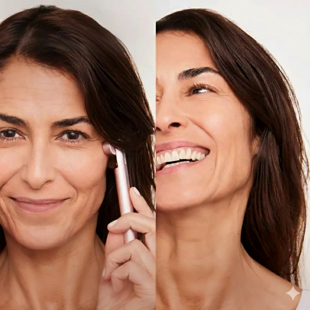 Baguette De Soin Visage 4-en-1 Lumière Rouge