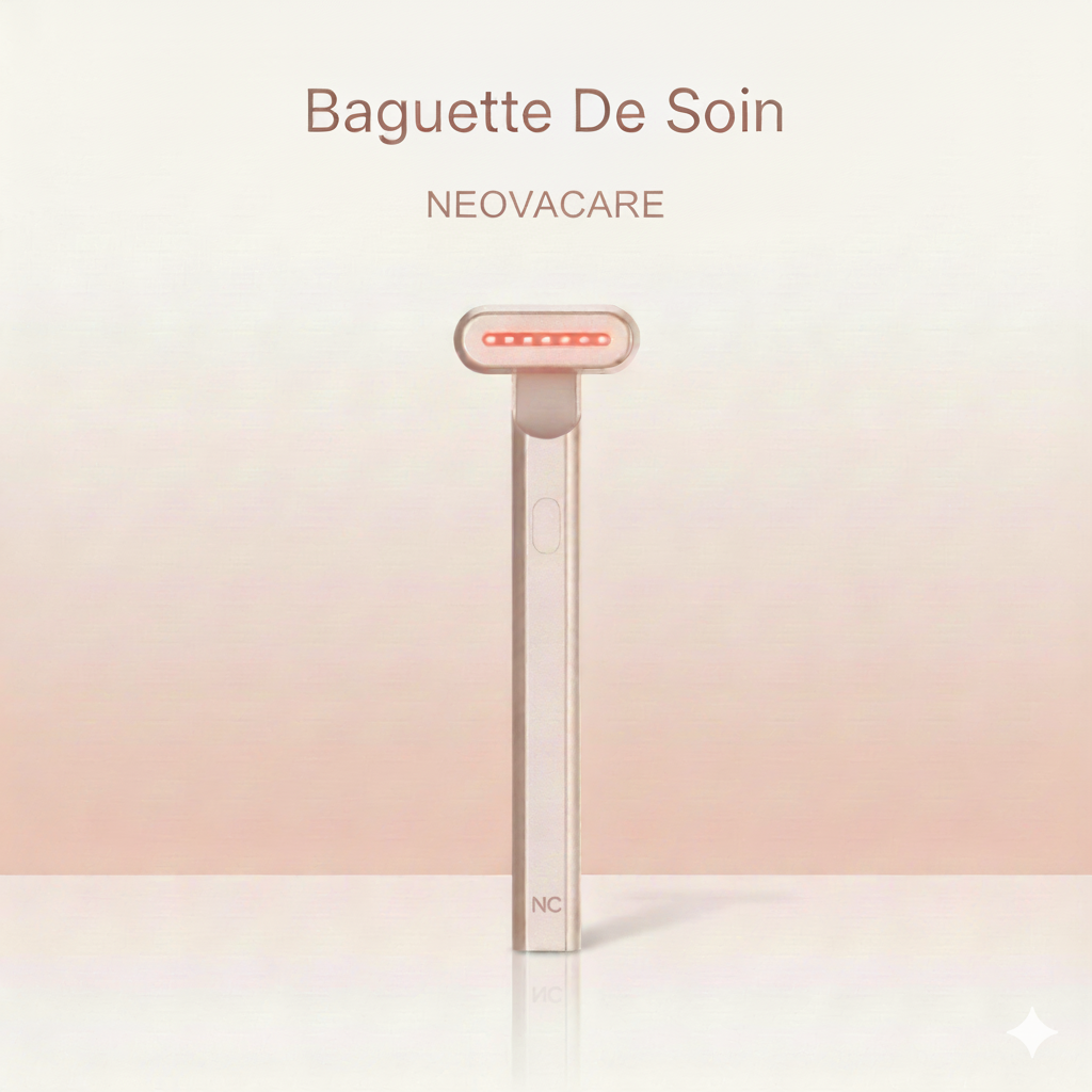 Baguette De Soin Visage 4-en-1 Lumière Rouge